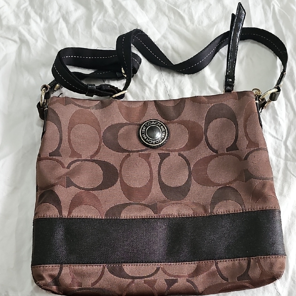 Coach Brown and Black Women's Bag